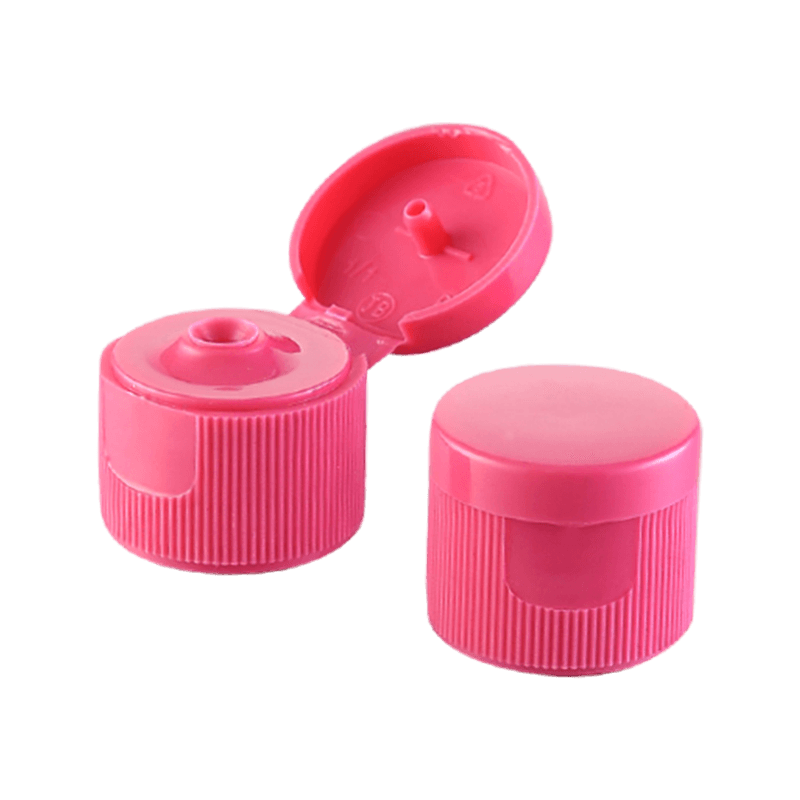 Capuchon rabattable en plastique rose