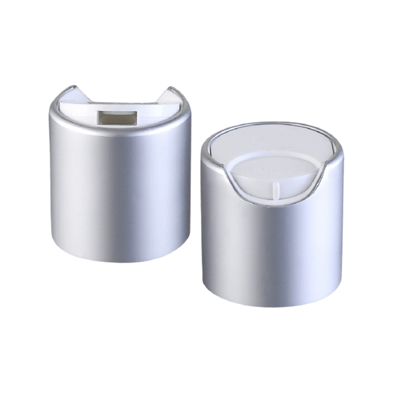 Capuchon de disque en plastique PP blanc argenté