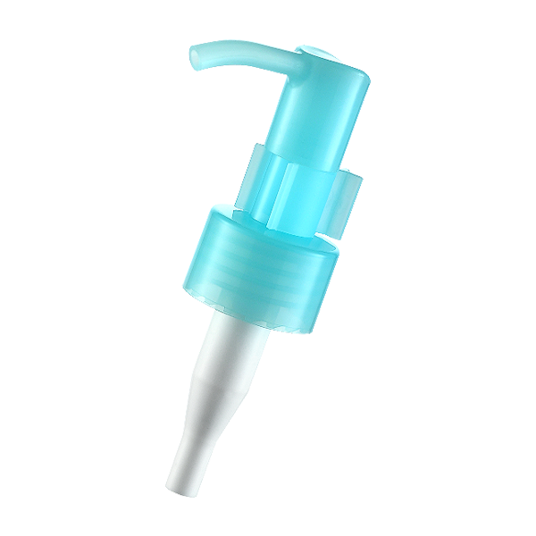 Pompe à lotion en plastique à verrouillage par clip, processus UV